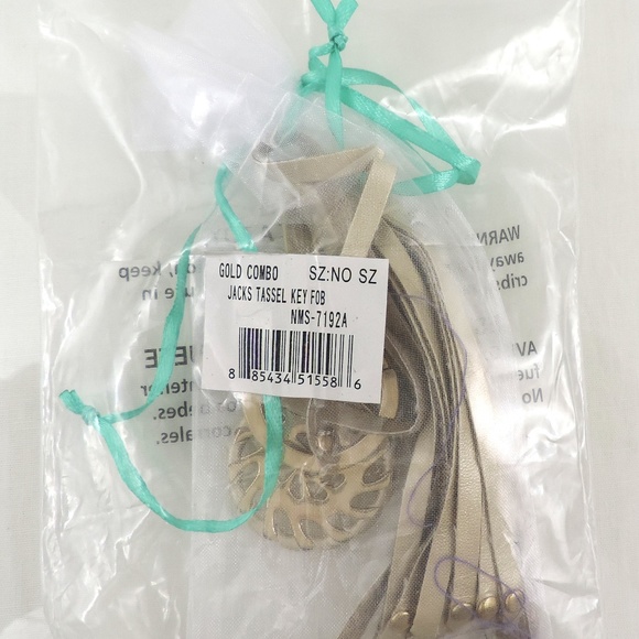 Jack Rogers Tassel Key Fob Key Chain Bag Purse - Picture 6 of 7